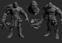 Makingof and Sculpt of Orc In Zbrush
