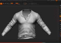 ZBrush Detailing Clothes – Select Polygroups by UV + NoiseMaker