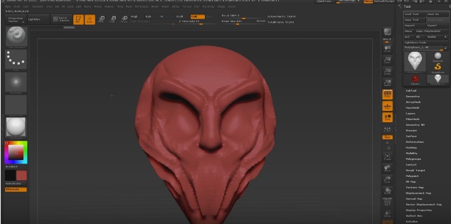 starting a project in zbrush