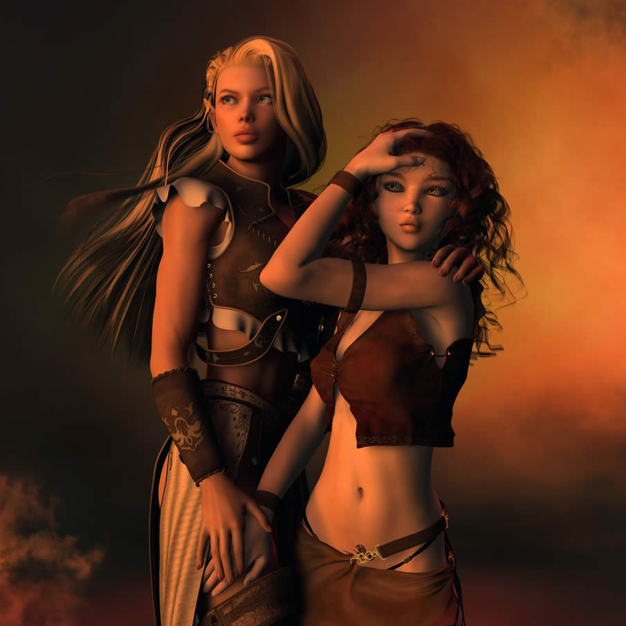Hot Dragon Fantasy Women Nude Images