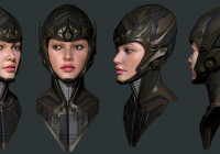 Sci-fi 3D Girl Breakdowns by MAJID ESMAEILI