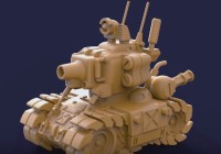 ZBrush Metal Slug Fan Art – Complete Modeling