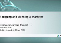 Quick Rigging and Skinning a Character in Maya 2017
