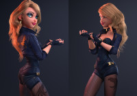 Makingof 3D Realistic Girl By  Carlos Ortega